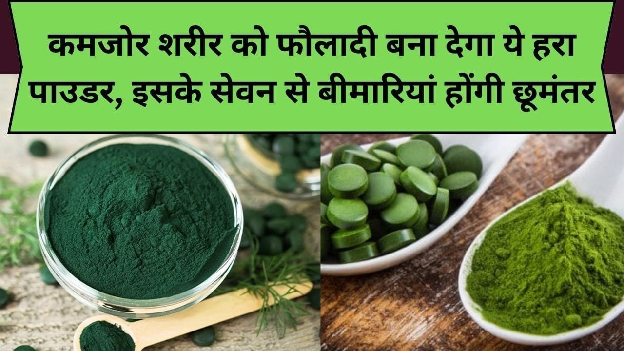 कमजोर शरीर को फौलादी बना देगा ये हरा पाउडर, इसके सेवन से बीमारियां होंगी छूमंतर, जाने इसका नाम
