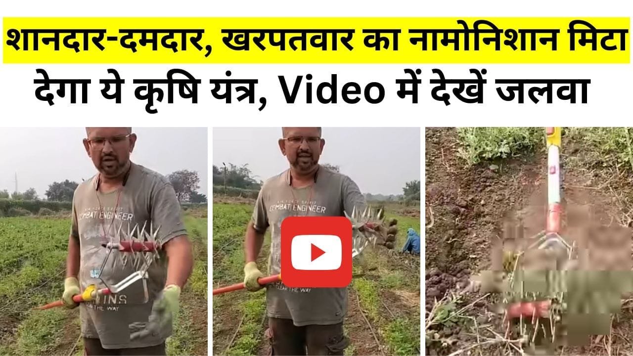 Video में देखें कैसे छोटी-बड़ी सभी खरपतवार होगी समाप्त