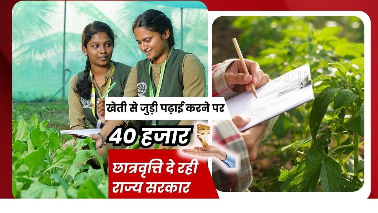 कृषि विषय की पढ़ाई करने पर छात्रवृत्ति