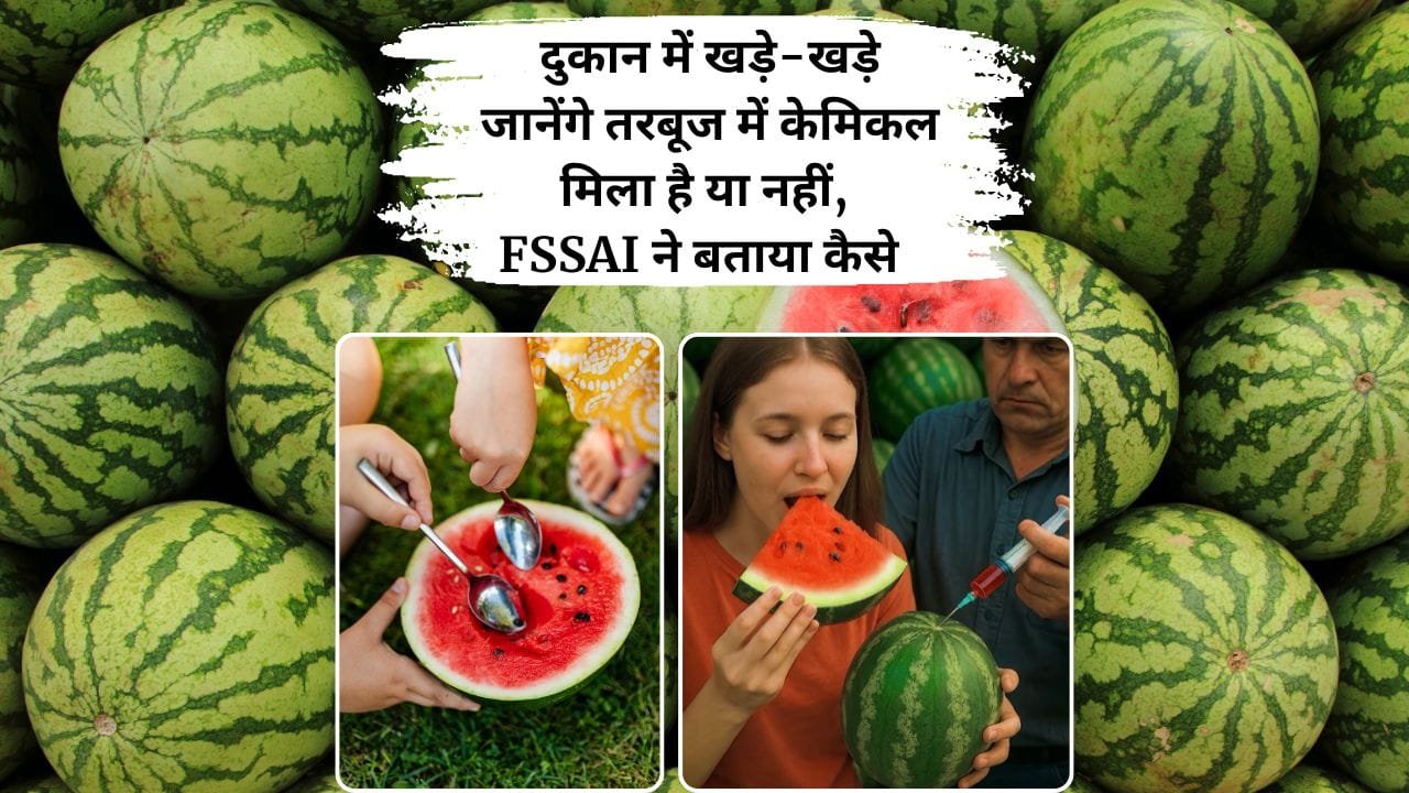 FSSAI ने बताया नकली तरबूज की पहचान कैसे करें