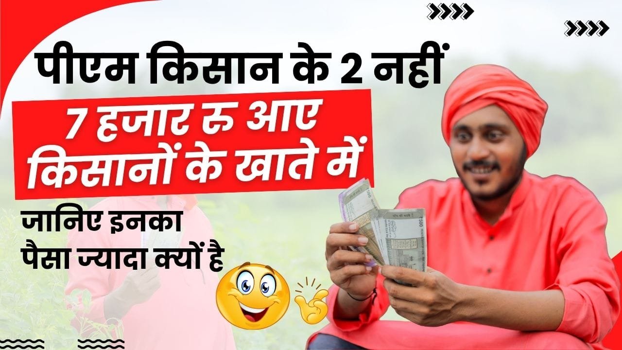पीएम किसान की 20वीं किस्त का पैसा