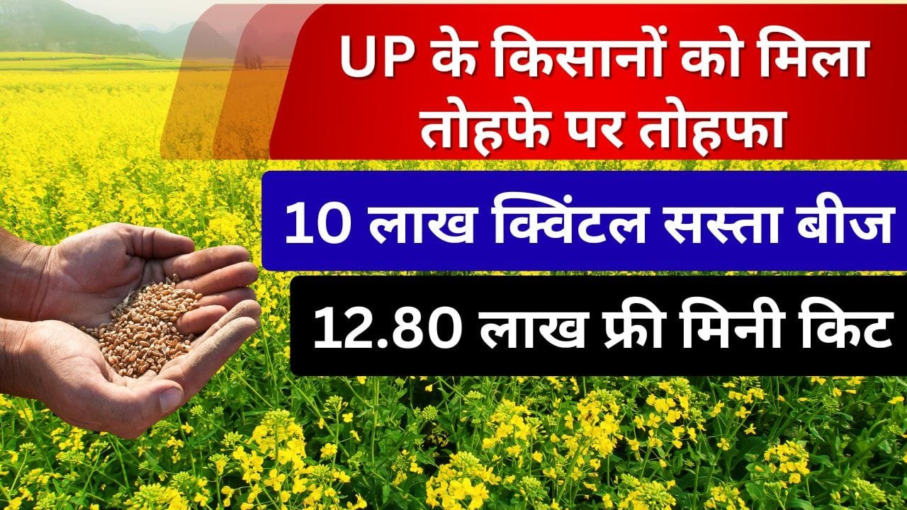 10 लाख क्विंटल सस्ता बीज और 12.80 लाख फ्री मिनी किट