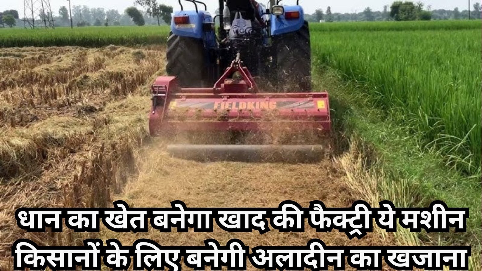धान का खेत बनेगा खाद की फैक्ट्री, प्रति एकड़ बचेगा 50 KG पोटाश 6 किलो नाइट्रोजन ये मशीन किसानों के लिए बनेगी अलादीन का खजाना