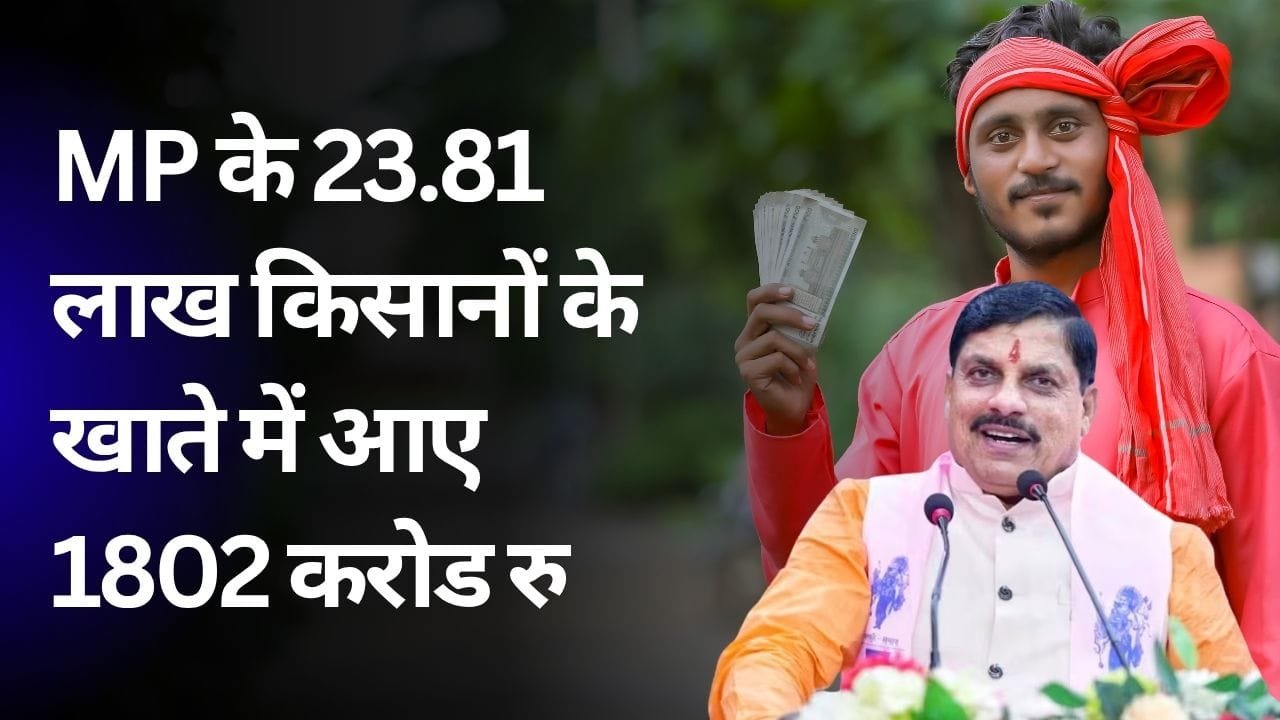 MP के किसानों को मिली राहत राशि